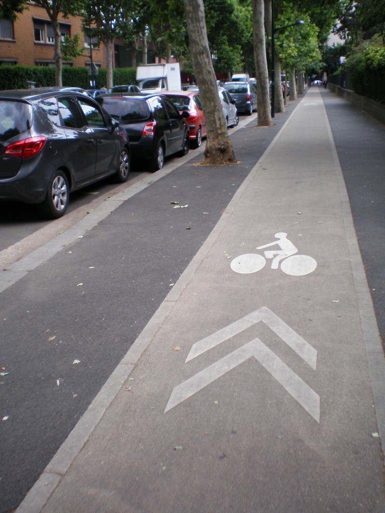 voie cyclable boulevard Général Leclerc